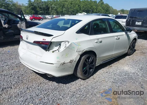 2025 Honda Civic Si Base W/High Performance Summer Tires/ из США, поврежденный, VIN 2HGFE1E58SH471402